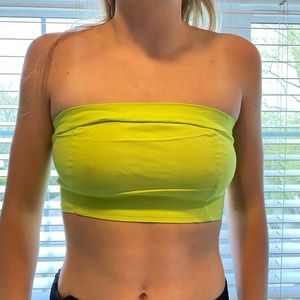 Women’s neon crop top